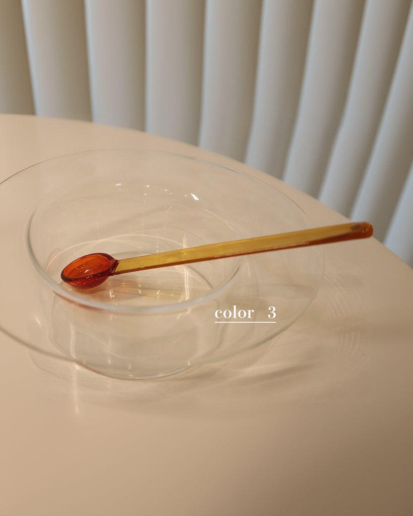 ガラススプーン