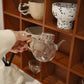Round glass teapot